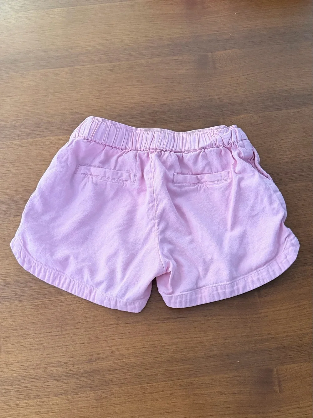 Roxy Girls' Pink Elastic-Waist Tie Shorts Size 10 / Medium